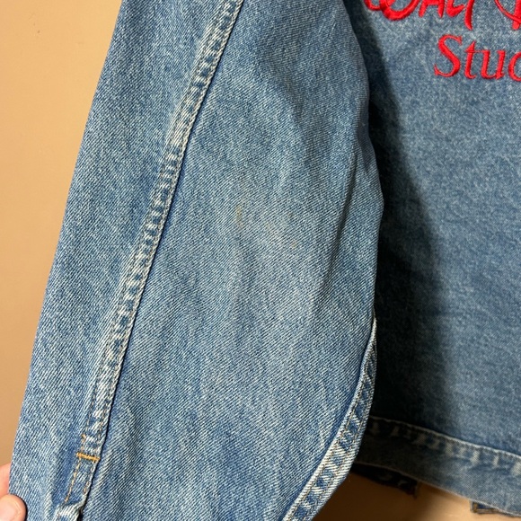 90s Vintage Walt Disney Studios Promotional Jean Jacket 101 Dalmatians Size XL - Picture 11 of 16